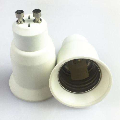 Light Bulb Socket Converters / Adapters (Adaptors) GU10 Male To E27 Female. Collections Are Allowed.