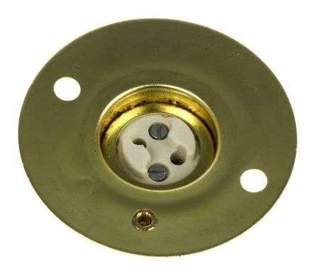Standard B22 Brass Bayonet Clip Lamp / Light Bulb Holder / Fitting / Adapter. Collections Allowed.