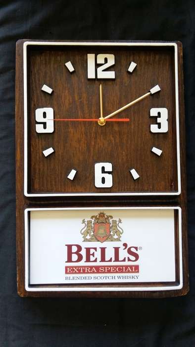 Bell`s Scotch Whisky Box Clock. Brand New Product. Collections are allowed.
