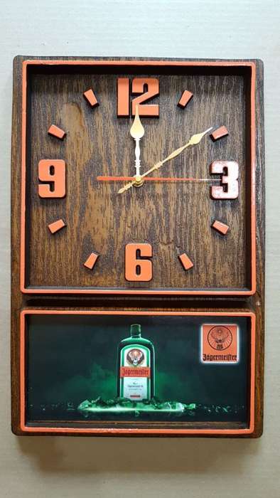 Jagermeister Premium Liqueur Box Clock. Brand New Product. Collections are allowed.