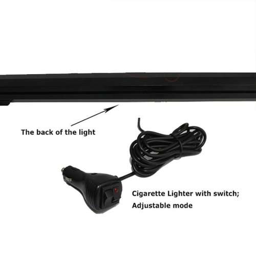 Cool White COB LED Vehicle Strobe Flash Light Bar. Cigarette Adapter Plug Type. Collections Allowed.