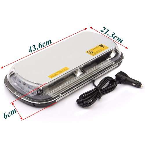 Green COB LED Vehicle Roof Top Strobe Flash Warning Light. Magnetic Mount. Collections Are Allowed