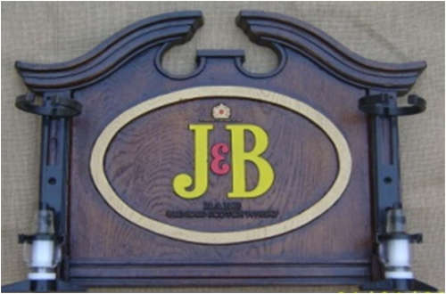 J & B Scotch Whisky Logo Liquor Dispensers with 2 Sets of Optics. Brand New. Collections Allowed.