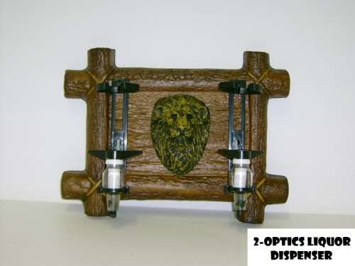 Lion Head Liquor Dispensers with 2 Kits of Optics and Brackets. New Products. Collections Allowed.