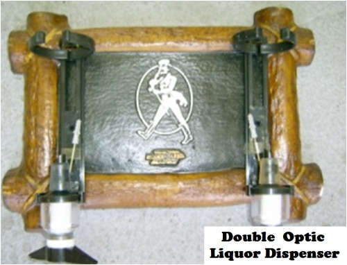 Liquor Dispensers: Johnnie Walker Scotch Whisky with 2 Sets of Optics. NEW. Collections Are Allowed.