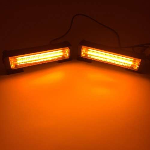 Amber /Orange 4in1 Vehicle LED Strobe Flash Light Bar Kit + Remote Control. Collections allowed.