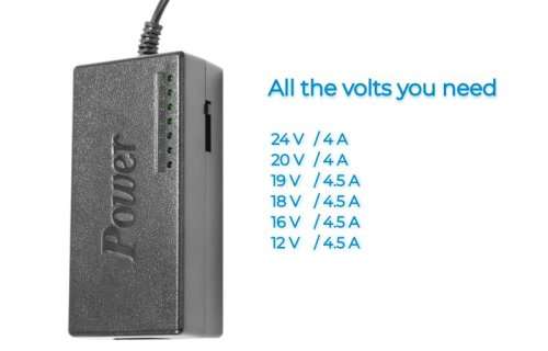 AC/DC Power Adapter Charger with Connector Plugs for Laptops or Mobile Devices. Collections Allowed.