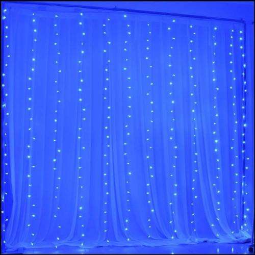 Blue Light Colour LED Decorative Fairy String Lights Waterproof 220V AC. Collections Are Allowed.