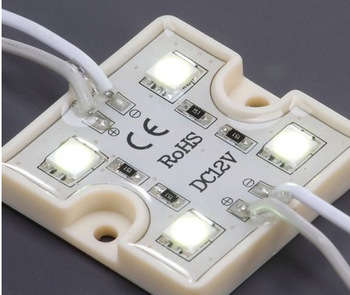 LED LIGHT MODULES: WATERPROOF 4-DIODE SMD5050