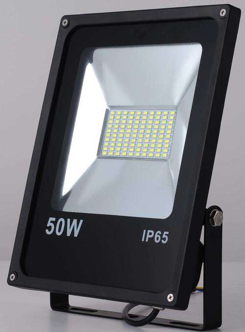 50W LED FLOODLIGHT SMD DESIGN 220V BLACK SLIM LINE