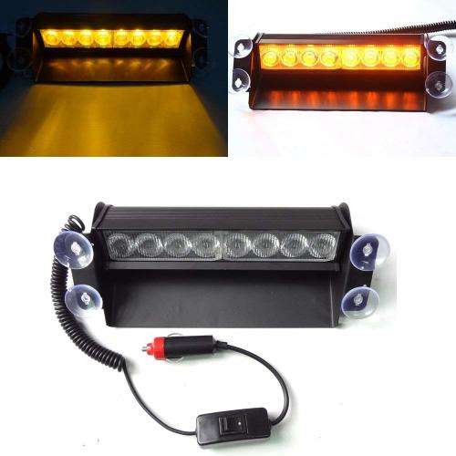LED Windscreen Amber Vehicle Strobe Flash Dashboard Light. Collections are allowed.