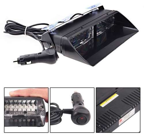 Amber LED Emergency Warning Flash Windscreen Strobe Lights 12V New Design. Collections allowed.