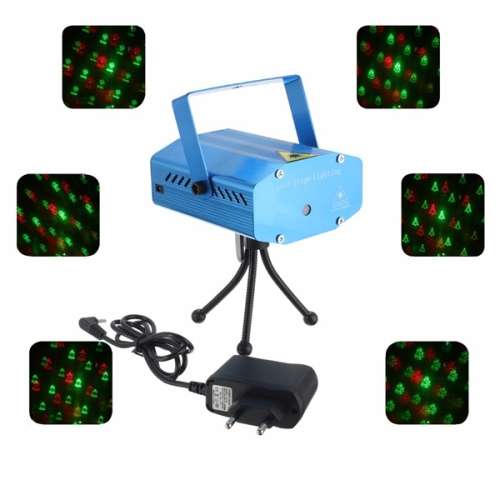 Mini Laser Stage Disco Party Holographic Light Projector. Collections are allowed.