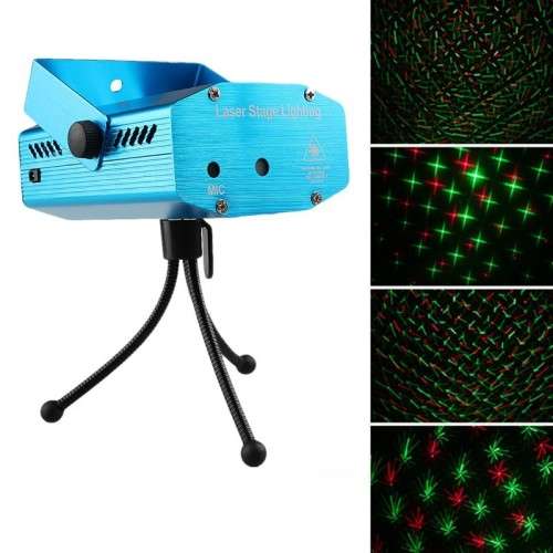 Mini Laser Stage Disco Party Holographic Light Projector. Collections are allowed.