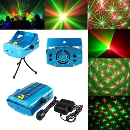 Mini Laser Stage Disco Party Holographic Light Projector. Collections are allowed.