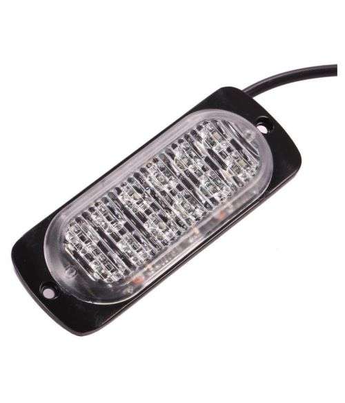 Grille Cluster 12V/24V 12 Beads LED Strobe Flash Lights in Orange Amber Yellow. Collections Allowed.