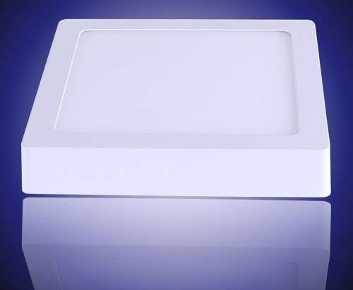 LED Ceiling Lights: Surface Mounted Square Complete with Fittings + Driver/PSU. Collections allowed.