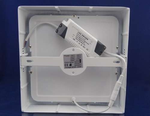 LED Ceiling Lights: Surface Mounted Square Complete with Fittings + Driver/PSU. Collections allowed.