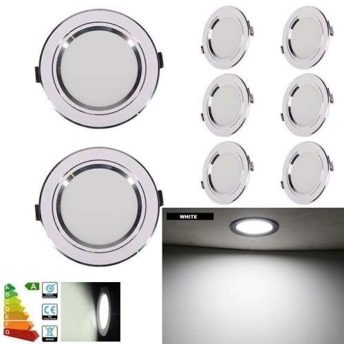 LED Light Bulb: 9W Ceiling Light, Downlight, Spotlight. Complete Ready to Use. Collections Allowed.