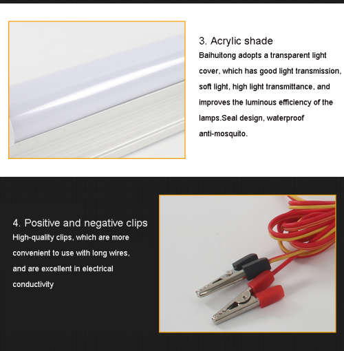 LED Tube Lights 12V Fluorescent T8 Frosted Cover Complete with Wiring. Collections allowed