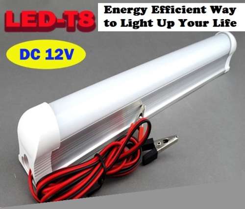LED Tube Lights 12V Fluorescent T8 Frosted Cover Complete with Wiring. Collections allowed