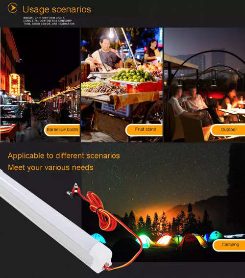 LED Tube Lights 12V Fluorescent T8 Frosted Cover Complete with Wiring. Collections allowed
