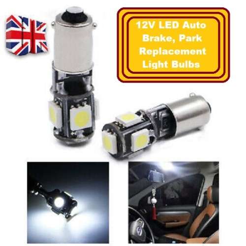 LED Light Bulbs: Auto LED Replacement Globes BA9S 12V 2pces. Collections are allowed.