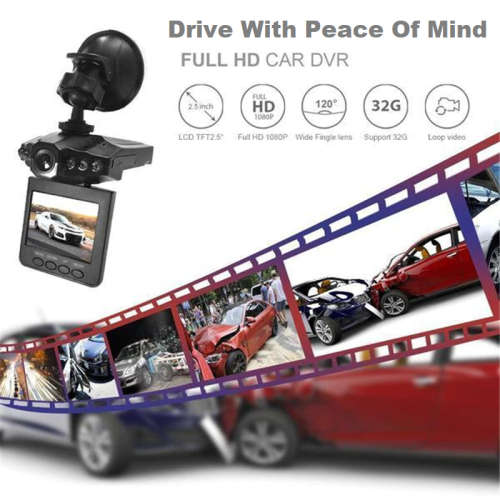 Vehicle Dash Cam HD Portable DVR with 2.5` TFT LCD Screen plus more. Collections Are Allowed.