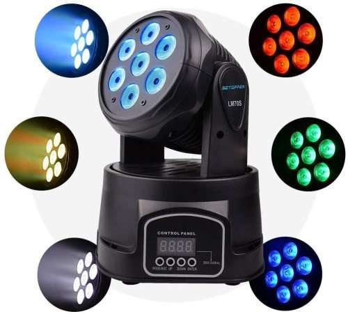 Professional Disco Moving Head Light DMX512 Stage Light, DJ Party Light. Collections Are Allowed.