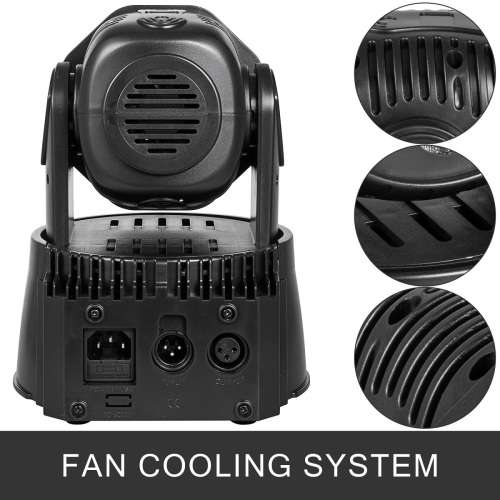 Professional Disco Moving Head Light DMX512 Stage Light, DJ Party Light. Collections Are Allowed.