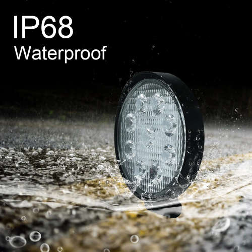 27W LED Auto Work Round Light Bar Spot Light Optical Lens  9~32V DC. Collections are allowed.