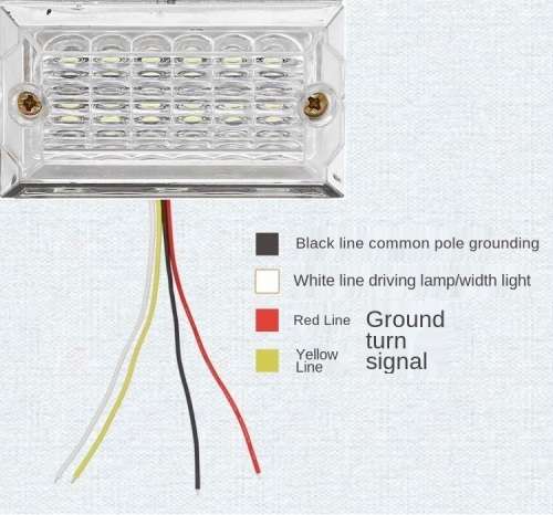 2Pces Side Marker Trailer Lights Indicator Lamps. Universal Truck, Van, PickUp. Collections Allowed.