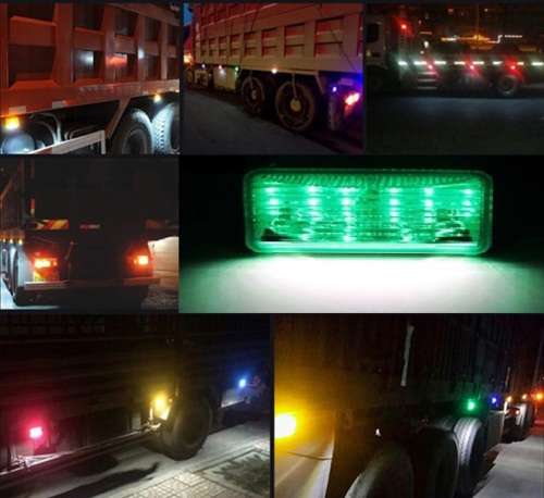 2Pces Side Marker Trailer Lights Indicator Lamps. Universal Truck, Van, PickUp. Collections Allowed