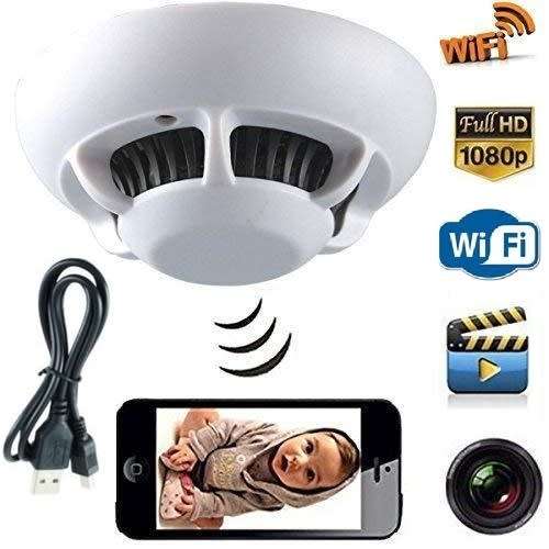 New Wireless Spy Smoke Detector HD Camera with P2P WiFi and Motion Detection. Collections allowed