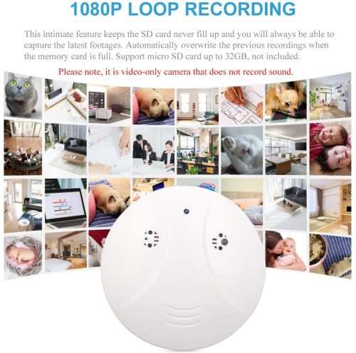 New Wireless Spy Smoke Detector HD Camera with WiFi and Motion Detection. Collections allowed