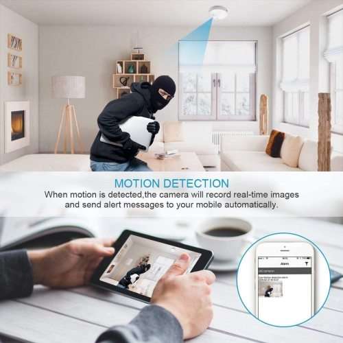 New Wireless Spy Smoke Detector HD Camera with WiFi and Motion Detection. Collections allowed