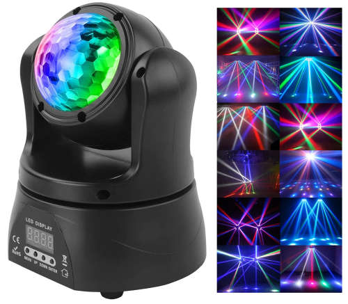 Professional Disco Moving Head Light DMX512 Stage Light, DJ Party Light. Collections are allowed.