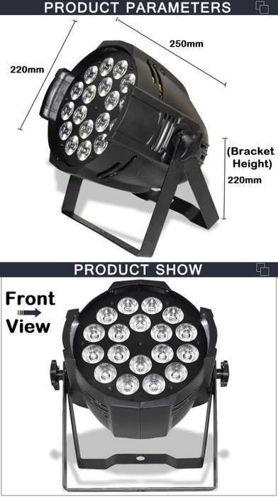 BIG DIPPER Professional Disco Stage DJ Party LED Light DMX512 PARCAN RGBWA. Collections Are Allowed.