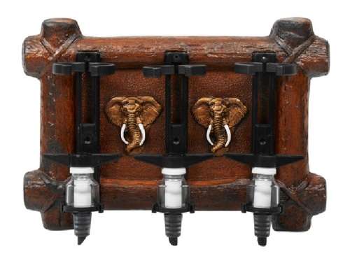 Rustic (2 x Elephant Heads) + 3-Optics Liquor Dispenser. Collections are allowed.