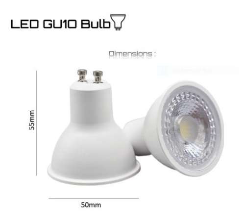 Dimmable LED Downlight Bulbs 6W GU10 COB Natural White 220V. Collections are allowed