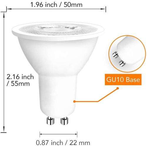 Dimmable LED Downlight Bulbs 6W GU10 COB Natural White 220V. Collections are allowed