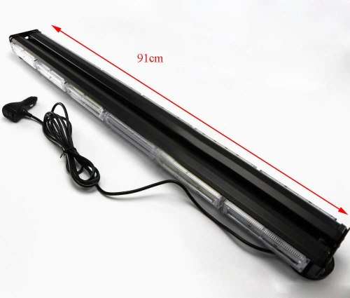 LED Double Sided Strobe Flash 900mm Emergency Light Bar Green Light Colour. Collections Are Allowed.