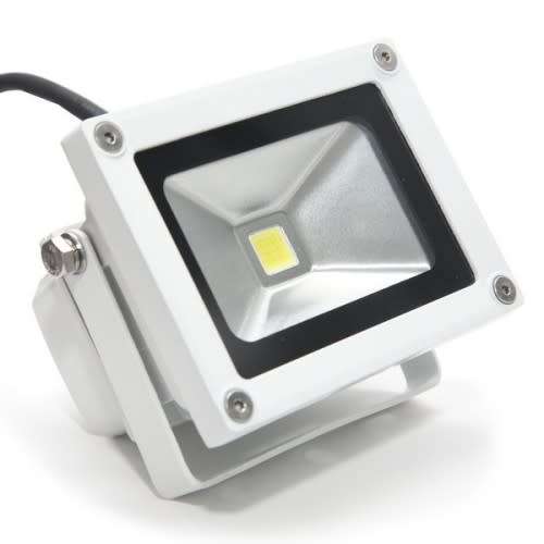 LED Floodlights: 10W 220V AC in Cool White. Collections are allowed.