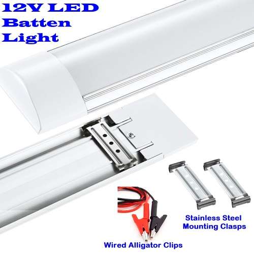 12 Volts LED Batten / Tube Lamps. Ideal For Loadshedding and Other Applications. Collections Allowed