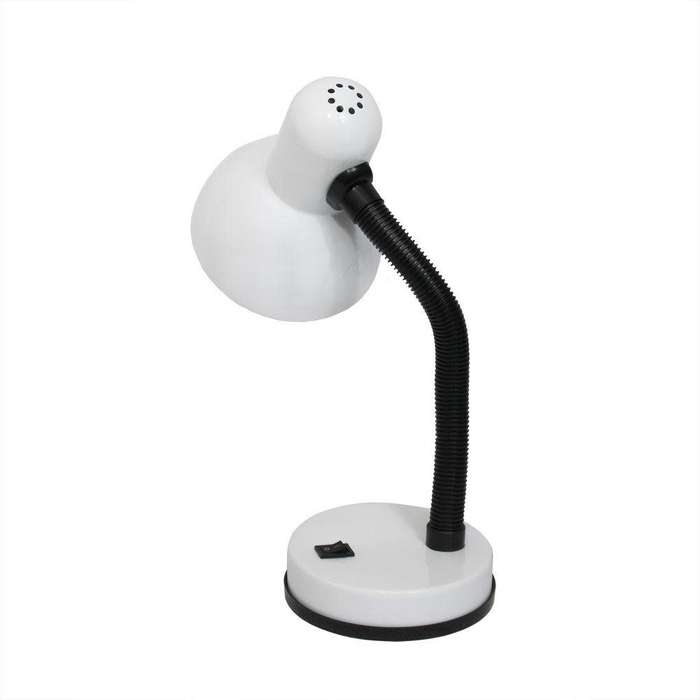Desk Top Lamp Holder with Flexible Gooseneck and LED Bulb. Assorted Colours. Collections Are Allowed