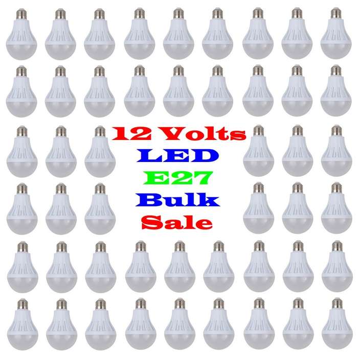BULK SALE: 50x LED Light Bulbs 5W LED 12V E27. These are 12Volts products. Collections Are Allowed.