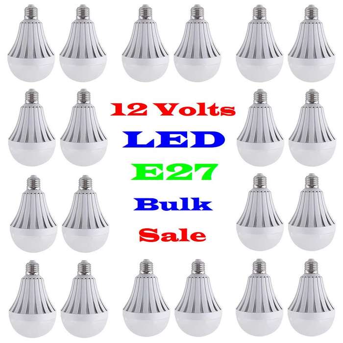 BULK SALE: 50x LED Light Bulbs 5W LED 12V E27. These are 12Volts products. Collections Are Allowed.