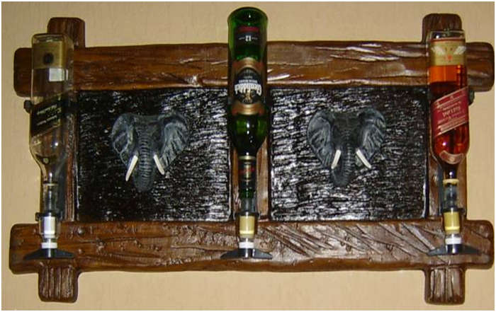 2 Large Animal Heads Liquor Dispensers with 3 Optic Kits. Brand New Products. Collections Allowed.