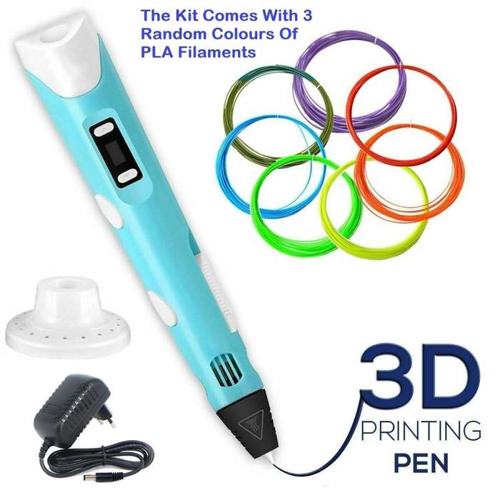 Intelligent 3D Printing Pen With LED Display, PLA/ABS Filaments, Ideal Gift. Collections Are Allowed