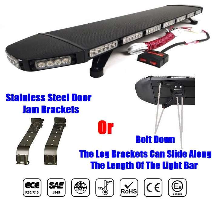 Black Hawk Squadron Leader LED Roof Top Flash Strobe Light Bar. Stealth Design. Collections Allowed.